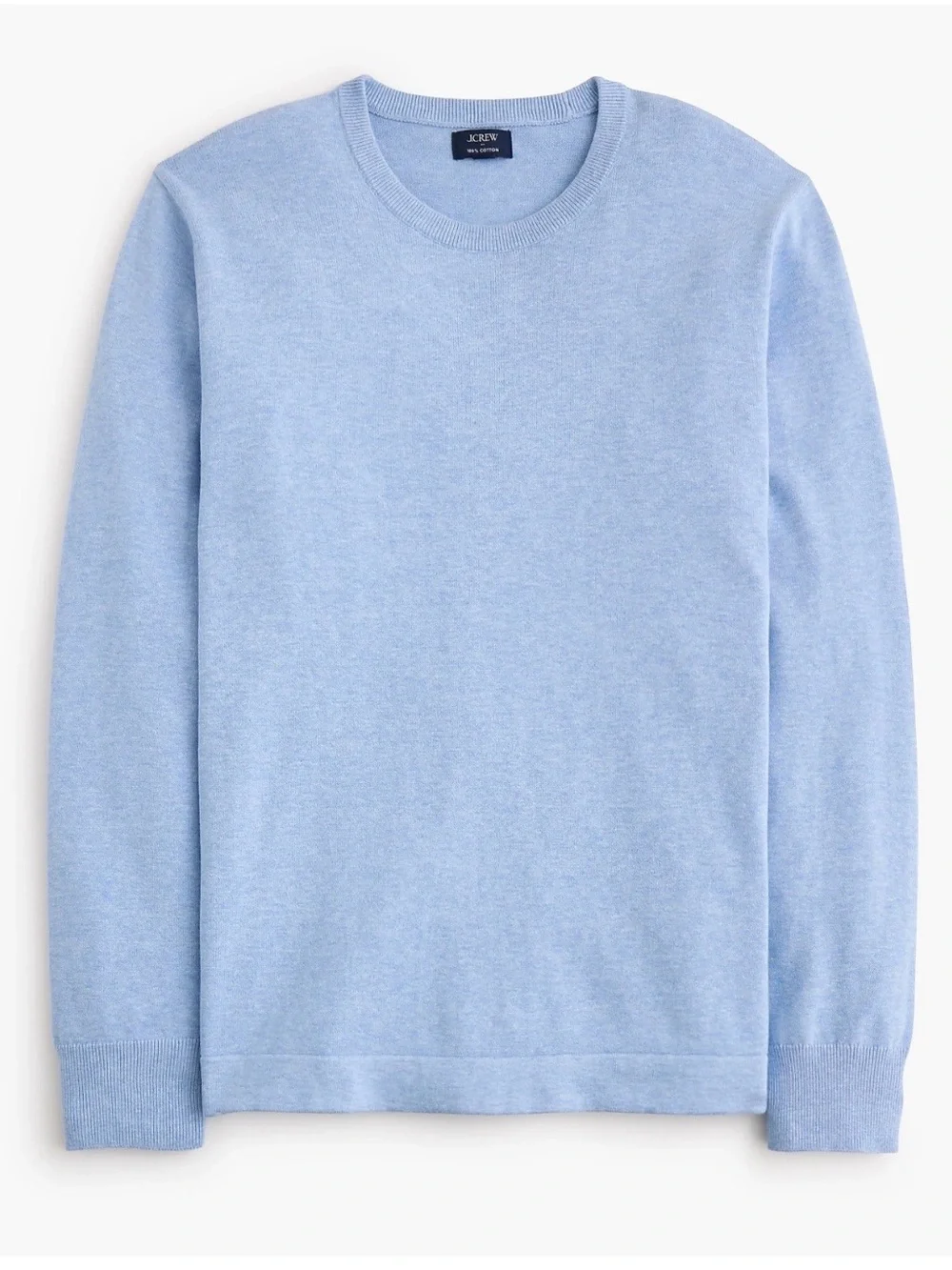J. Crew Men's Blue Crewneck Sweater